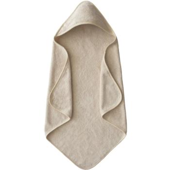 Mushie Baby Hooded Towel prosop de baie cu glugă Fog 1 buc