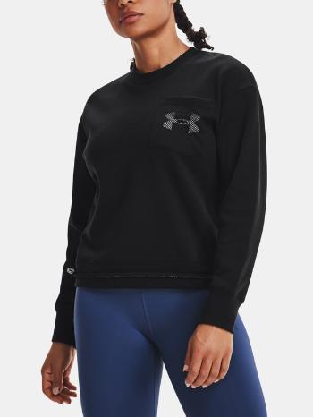 Under Armour Rival Fleece Mesh Crew Hanorac Negru