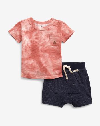 GAP Tie-Dye Outfit Set pentru copii Negru Portocaliu