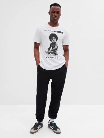 GAP The Notorious B.I.G. Tricou Alb