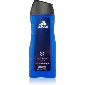 Adidas UEFA Champions League Victory Edition gel de dus pentru corp si par 2 in 1 400 ml