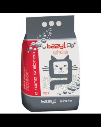 BAZYL Ag+ Compact White nisip pentru litiera 10 L