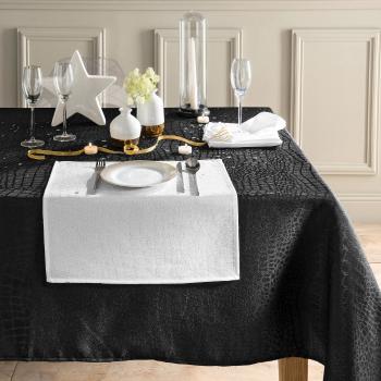 Fete de masa si servetele - neagra - Mărimea 150x200 cm