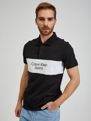 Calvin Klein Jeans Polo Tricou Negru