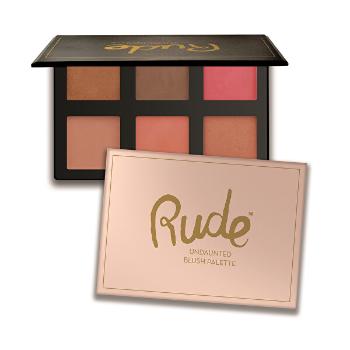 RUDE® Cosmetics Paletă de fard de obraz Undaunted(Blush Palette) 18 g