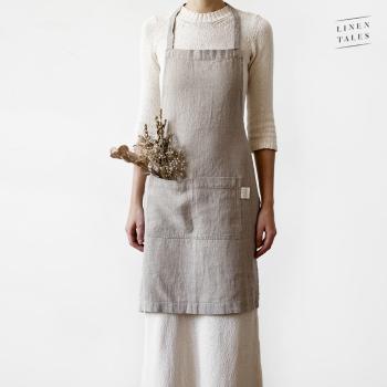 Șorț de bucătărie din in Linen Tales Daily Apron, 80 x 55 cm, natural