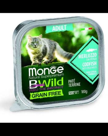 MONGE Bwild Cat Adult hrană umedă pentru pisici, cod 100 g