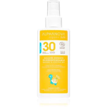 Alphanova Kids Sun lapte de soare pentru copii SPF 30 Vanilla-Apricot Fragrance 125 g