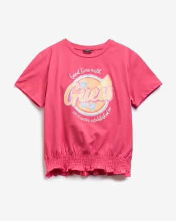 Guess Tricou pentru copii Roz