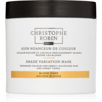 Christophe Robin Shade Variation Mask masca crema nutritiva pentru păr culoare Golden Blond 250 ml