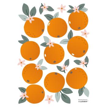 Autocolante pentru copii 10 buc. 30x42 cm Oranges – Lilipinso