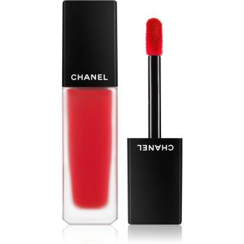Chanel Rouge Allure Ink Fusion ruj lichid mat, cu textură lejeră culoare 818 - True Red 6 ml
