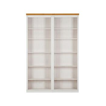 Bibliotecă albă din lemn de pin 148x223 cm Anita – Støraa