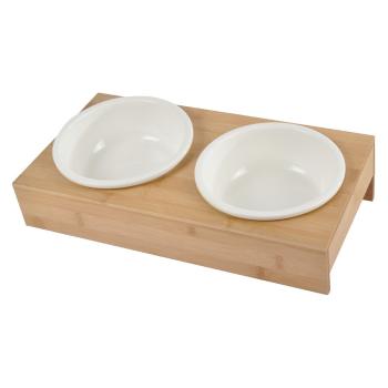 Set boluri cu suport pentru câini din ceramică ø 16 cm – Love Story