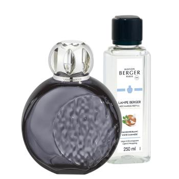 Maison Berger Paris Set cadou lampă catalitică Astral gri + reîncărcare Cașmir alb 250 ml