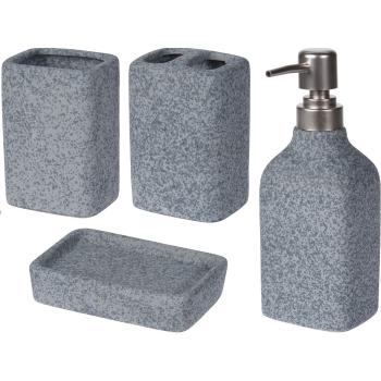 Set de baie Concrete, 4 buc.