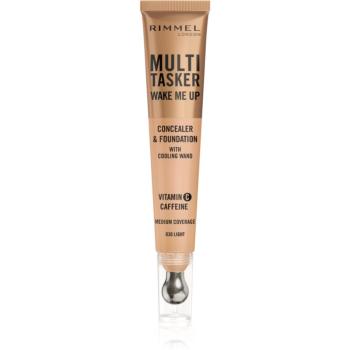 Rimmel Multi-Tasker Wake Me Up make-up si corector pentru o piele mai luminoasa culoare 30 Light 20 ml