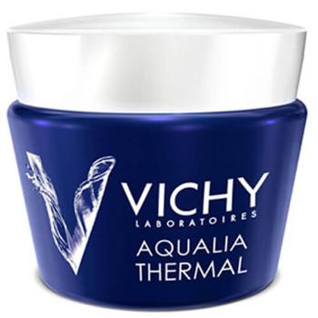 Vichy Îngrijire de noapte intensiva împotriva semne de oboseală Aqualia Thermal Noapte Spa (Replenishing Anti-Fatigue Cream-Gel) 75 ml