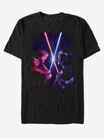 ZOOT.Fan Star Wars Obi Van Kenobi Darth Vader Tricou Negru