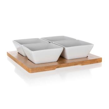 Set boluri de servit Banquet BRILLANTEBamboo, 40 x 9,5 x 4 cm