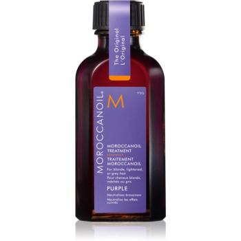 Moroccanoil Treatment Purple ulei hrănitor pentru părul blond şi gri 50 ml