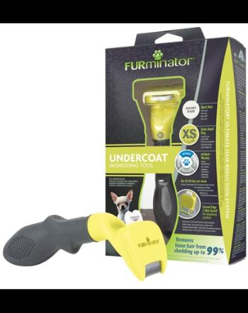 FURMINATOR Undercoat DeShedding pentru caini de talie foarte mica, cu parul scurt