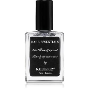 NAILBERRY Bare Essentials lac de unghii de baza si superioara 15 ml