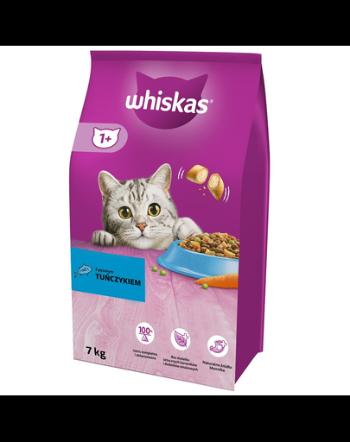 WHISKAS Adult 7 kg hrana uscata completa pentru pisici adulte cu ton delicios