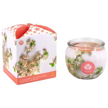 Lumânare parfumată în borcan Arome Chery Blossom, 90 g