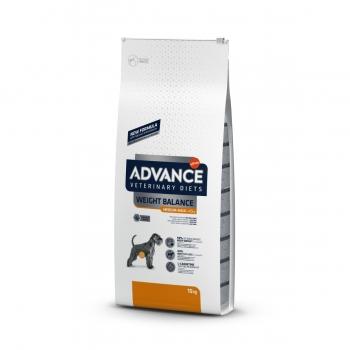 ADVANCE Veterinary Diets Weight Balance Medium/Maxi, M-L, dietă veterinară câini, hrană uscată, metabolism (obezitate si diabet), 15kg