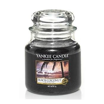 Yankee Candle Lumânare aromatică Classic Medie Black Coconut 411 g