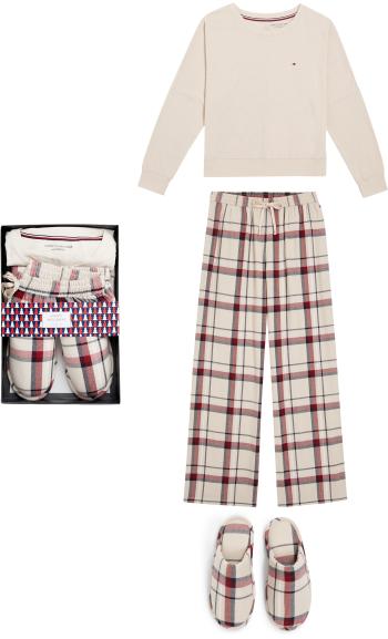 Tommy Hilfiger Set cadou pentru femei - pijama și papuci UW0UW04853-0TA XL