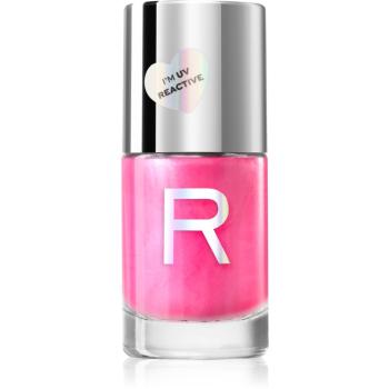 Makeup Revolution Neon Glow lac de unghii cu stralucire neon culoare Pink Vibes 10 ml