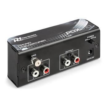 Power Dynamics PDX 010, amplificator fono, pentru amplificator, fono-linie, amplificator stereo