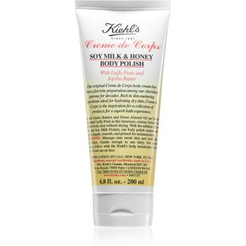 Kiehl's Creme de Corps Soy Milk and Honey Body Polish exfoliant pentru corp 200 ml