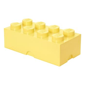 Cutie depozitare LEGO®, galben deschis