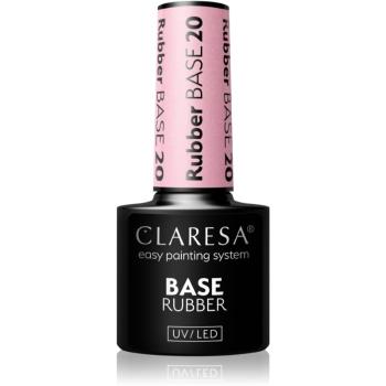 Claresa UV/LED Base Rubber baza gel pentru unghii culoare 20 5 g