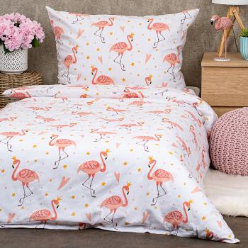  Lenjerie de pat din bumbac pentru copii4Home Flamingo , 140 x 200 cm, 70 x 90 cm, 140 x 200 cm, 70 x 90 cm