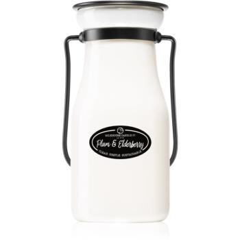 Milkhouse Candle Co. Creamery Plums & Elderberry lumânare parfumată Milkbottle 227 g