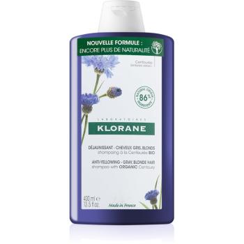 Klorane Cornflower Organic șampon neutralizeaza tonurile de galben 400 ml
