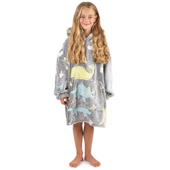 Poncho imitație de blăniță 4Home Dino, 72 x 150 cm