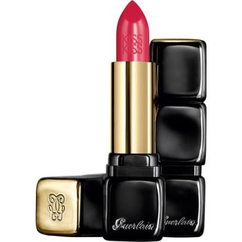 GUERLAIN KissKiss Shaping Cream Lip Colour ruj cremos cu finisaj satinat culoare 324 Red Love 3.5 g