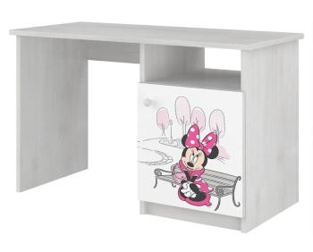Masă de birou pentru copii - Minnie Mouse în Paris - decor pin norvegian