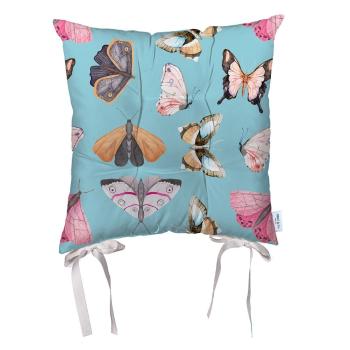 Pernă din microfibră pentru scaun Mike & Co. NEW YORK Butterflies, 43 x 43 cm