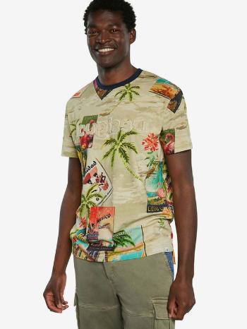 Desigual TS Caton Tricou Bej