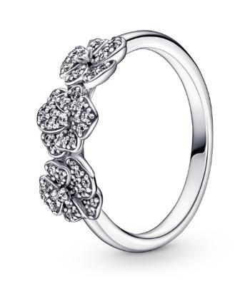 Pandora Inel din argint cu panseluțe 190786C01 54 mm