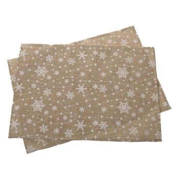 Suporturi pentru farfurii 2 buc. din material textil 32x45 cm  cu model de Crăciun – Dakls