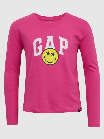 GAP Gap & Smiley® Tricou pentru copii Roz