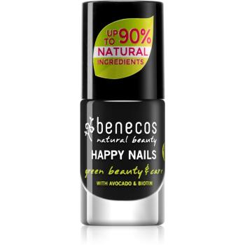 Benecos Happy Nails lac de unghii pentru ingrijire culoare Licorice 5 ml