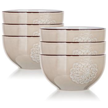 Set de boluri Banquet Shape 14,3 cm,  6 buc.